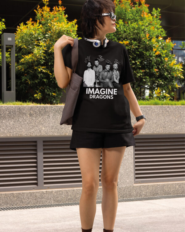 1 (12) Koszulka Muzyka Imagine Dragons Podpisy Legend