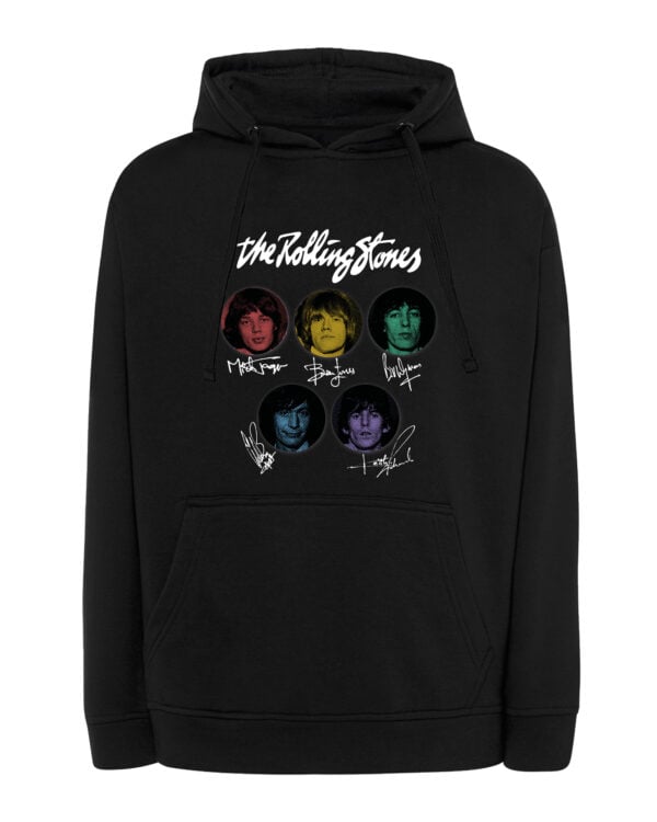 1 (13) Bluza z kapturem Rock The Rolling Stones Podpisy