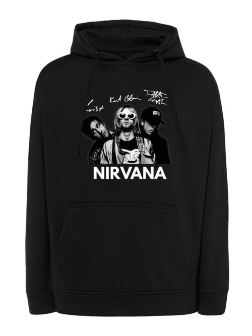 1 (13) Bluza z kapturem Muzyka Rock Nirvana z Autografem Legend