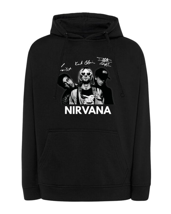 1 (13) Bluza z kapturem Muzyka Rock Nirvana z Autografem Legend