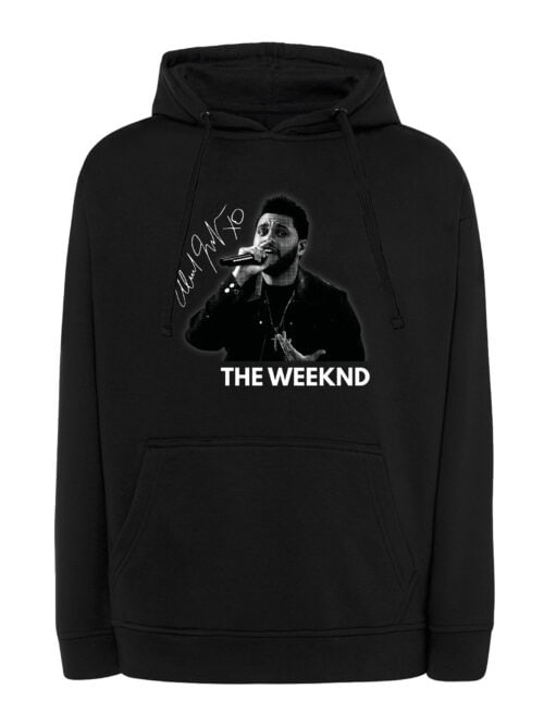 1 (13) Bluza z kapturem Muzyka The Weekend Podpis