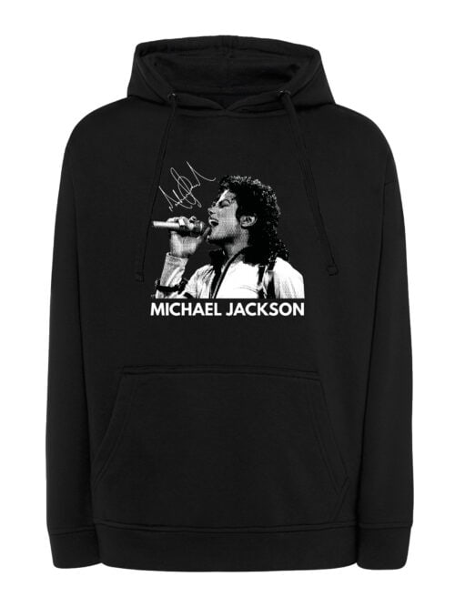 1 (13) Bluza z kapturem Król Popu Michael Jackson z Autografem