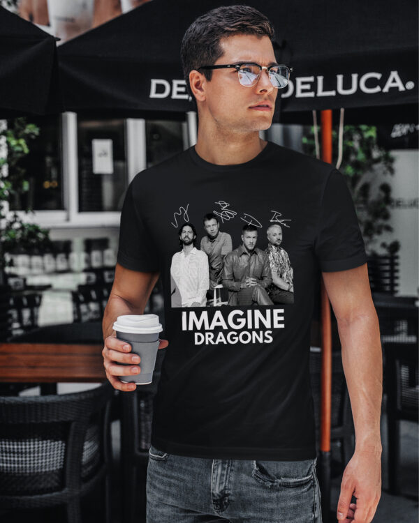 1 (13) Koszulka Muzyka Imagine Dragons Podpisy Legend
