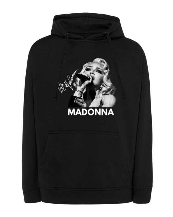 1 (13) Bluza z kapturem Bluza z kapturem Muzyka Madonna z Autografem Królowa Popu