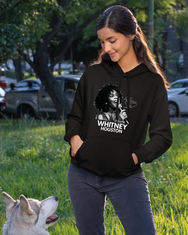 1 (14) Bluza z kapturem <br>Muzyka Whitney Houston z Autografem Legendy
