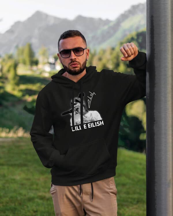 1 (15) Bluza z kapturem <br>Muzyka Billie Eilish z Autografem