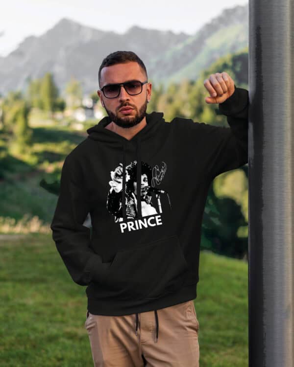 1 (15) Bluza z kapturem <br>Muzyka Prince z Autografem Legendy