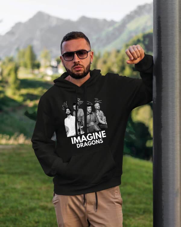 1 (16) Bluza z kapturem <br>Muzyka Imagine Dragons z Autografem Legend