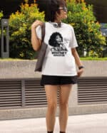 1 (2) Koszulka Muzyka Whitney Houston Podpis Legendy