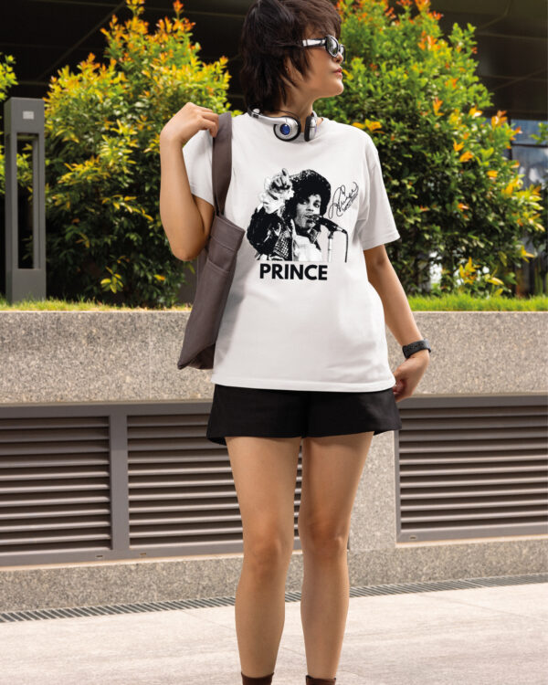 1 (2) Koszulka Muzyka Prince Podpis Legendy