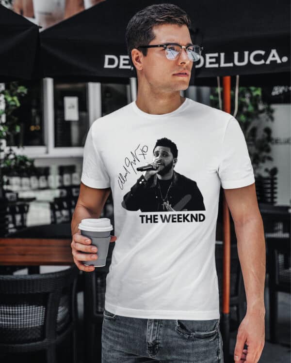 1 (3) Koszulka Muzyka The Weekend Podpis