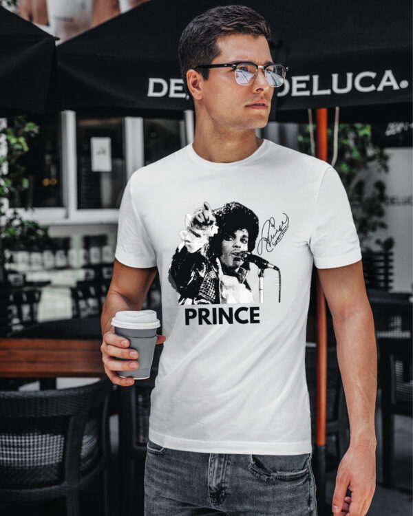 1 (3) Koszulka Muzyka Prince Podpis Legendy