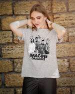 1 (5) Koszulka Muzyka Imagine Dragons Podpisy Legend