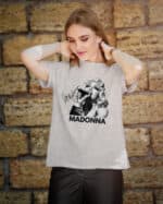 1 (5) Koszulka Muzyka Madonna Podpis Królowa Popu