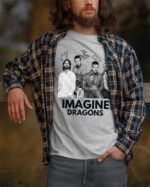 1 (6) Koszulka Muzyka Imagine Dragons Podpisy Legend