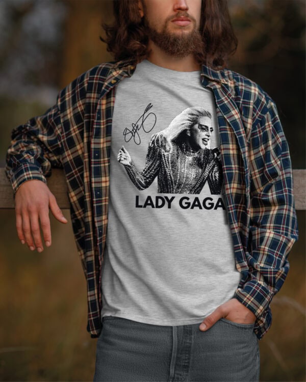 1 (6) Koszulka Muzyka Lady Gaga Podpis
