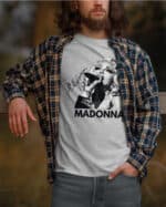 1 (6) Koszulka Muzyka Madonna Podpis Królowa Popu