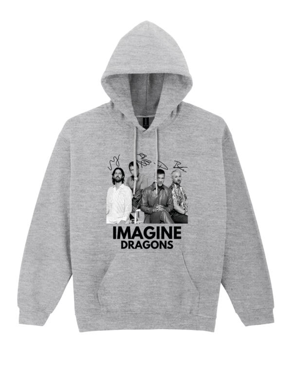 1 (7) Bluza z kapturem <br>Muzyka Imagine Dragons z Autografem Legend