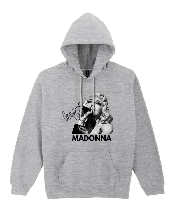 1 (7) Bluza z kapturem <br>Bluza z kapturem Muzyka Madonna z Autografem Królowa Popu