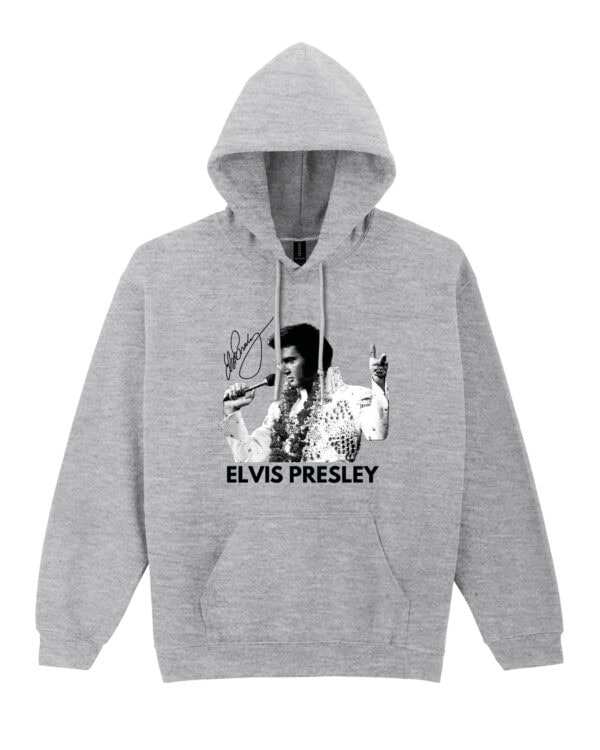 1 (7) Bluza z kapturem <br>Legenda Rock&Roll Elvis Presley z Autografem