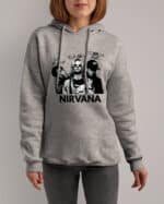 1 (8) Bluza z kapturem <br>Muzyka Rock Nirvana z Autografem Legend