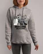 1 (8) Bluza z kapturem <br>Muzyka Imagine Dragons z Autografem Legend