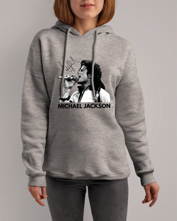 1 (8) Bluza z kapturem <br>Król Popu Michael Jackson z Autografem