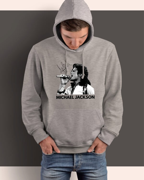 1 (9) Bluza z kapturem <br>Król Popu Michael Jackson z Autografem