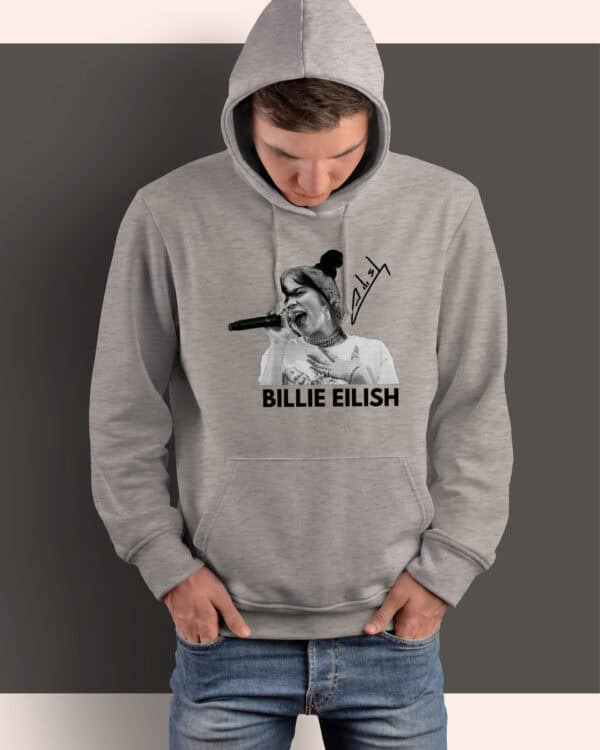 1 (9) Bluza z kapturem <br>Muzyka Billie Eilish z Autografem