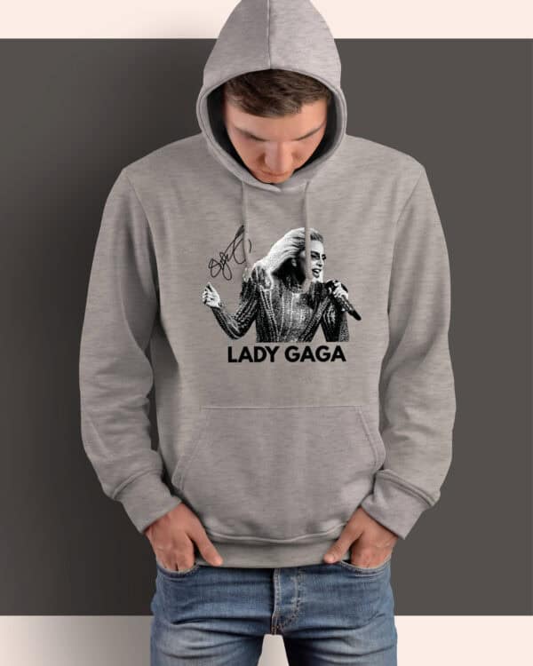 1 (9) Bluza z kapturem <br>Muzyka Lady Gaga z Autografem