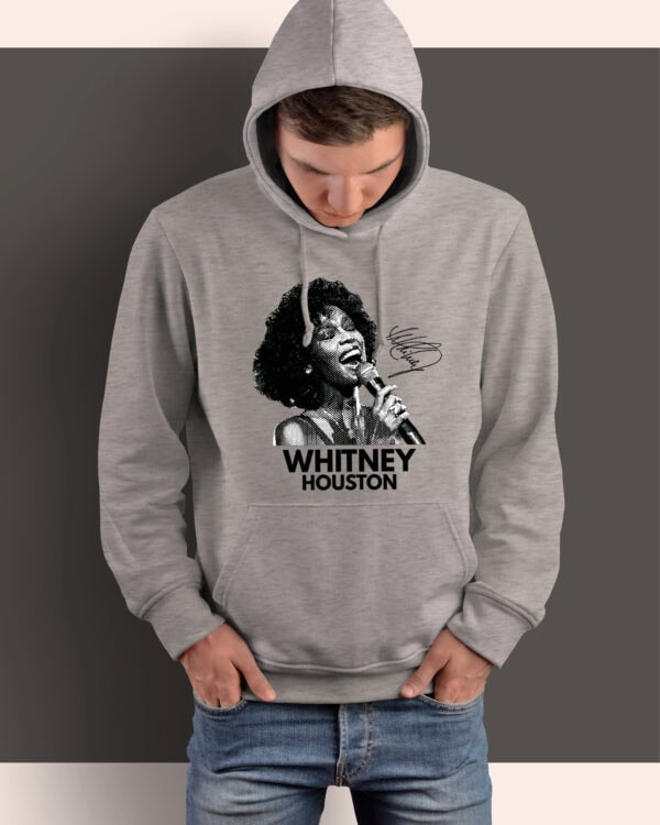 1 (9) Bluza z kapturem <br>Muzyka Whitney Houston z Autografem Legendy