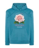 1664 (59) Bluza z kapturem Personalizowana <br>Dzień Kobiet Kwiat dla Mamy Dziewczyny Żony Babci