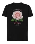 1664 (67) Koszulka Personalizowana Dzień Kobiet Kwiat dla Mamy Dziewczyny Żony Babci