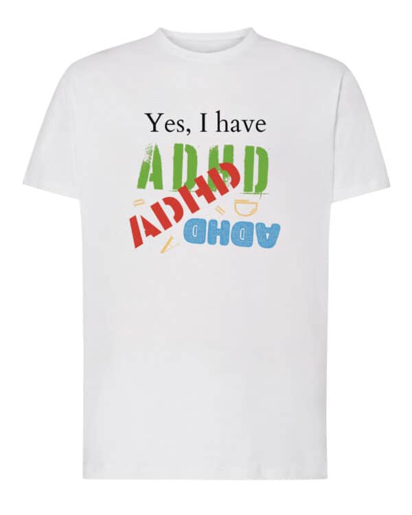 1667 (1) Koszulka Mam ADHD Śmieszna