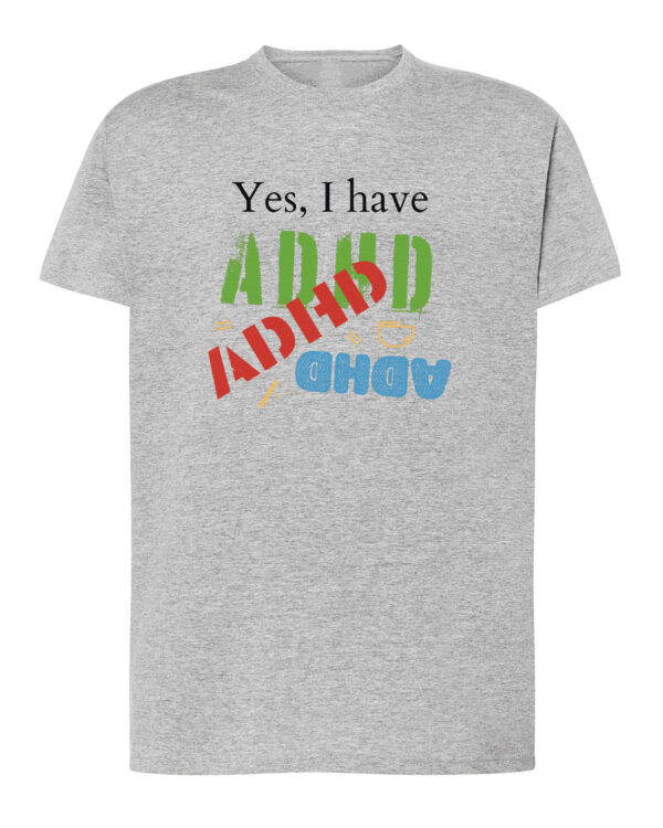 1667 (4) Koszulka Mam ADHD Śmieszna
