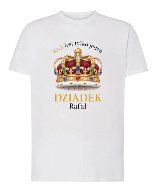 1668 (19) Koszulka Personalizowana Dzień Mężczyzn <br>Prezent dla Taty Dziadka