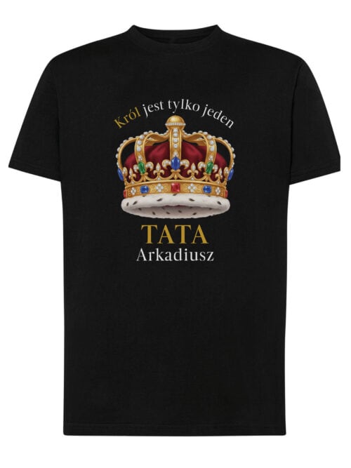 1668 (5) Koszulka Personalizowana Dzień Mężczyzn Prezent dla Taty Dziadka