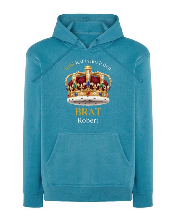 1668 (53) Bluza z kapturem Personalizowana Dzień Mężczyzn <br>Prezent dla Taty Dziadka