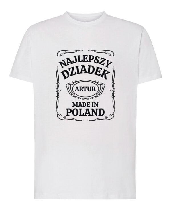 1669 (1) Koszulka Personalizowana Dzień Mężczyzn <br>Najlepszy Prezent dla Taty Dziadka