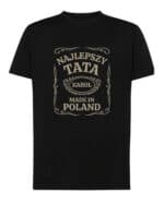 1669 (19) Koszulka Personalizowana Dzień Mężczyzn Najlepszy Prezent dla Taty Dziadka