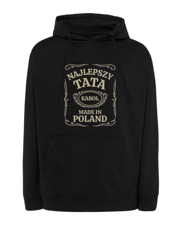 1669 (21) Bluza z kapturem Personalizowana Dzień Mężczyzn Najlepszy Prezent dla Taty Dziadka