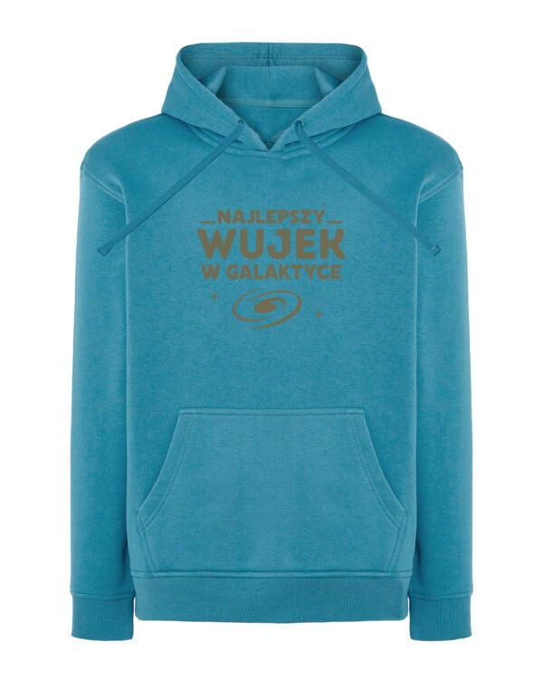 1671 (41) Bluza z kapturem Personalizowana Dzień Mężczyzn <br>Najlepszy w Galaktyce Prezent dla Taty Dziadka