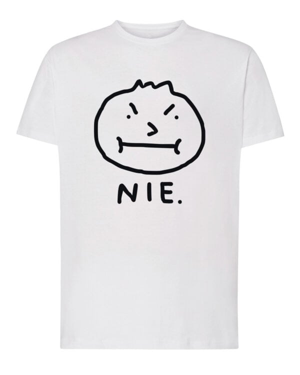 1673 (1) Koszulka Śmieszna Buntownik Nerwus NIE