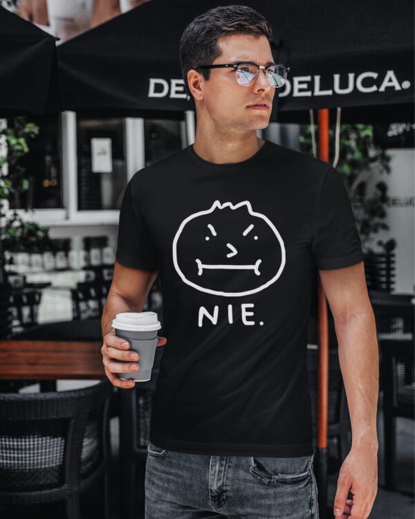 1673 (12) Koszulka Śmieszna Buntownik Nerwus NIE