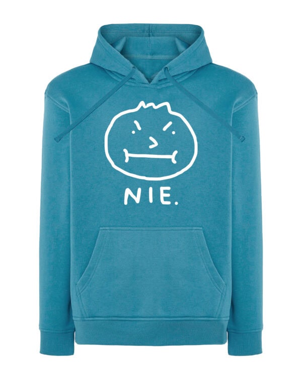 1673 (16) Bluza z kapturem <br>Śmieszna Buntownik Nerwus NIE