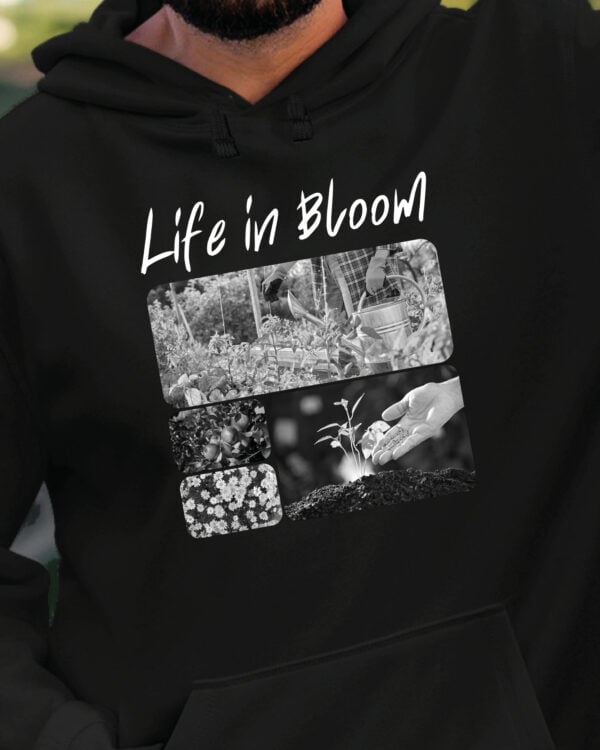 1674 (20) Bluza z kapturem <br>Prezent dla Ogrodnika Kolarz Artystyczny