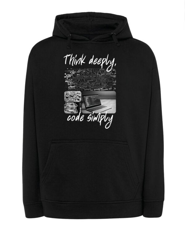 1675 (13) Bluza z kapturem <br>Prezent dla Programisty Kolarz Artystyczny