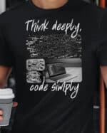 1675 (19) Koszulka Prezent dla Programisty Kolarz Artystyczny