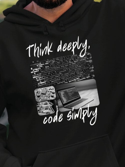 1675 (20) Bluza z kapturem Prezent dla Programisty Kolarz Artystyczny