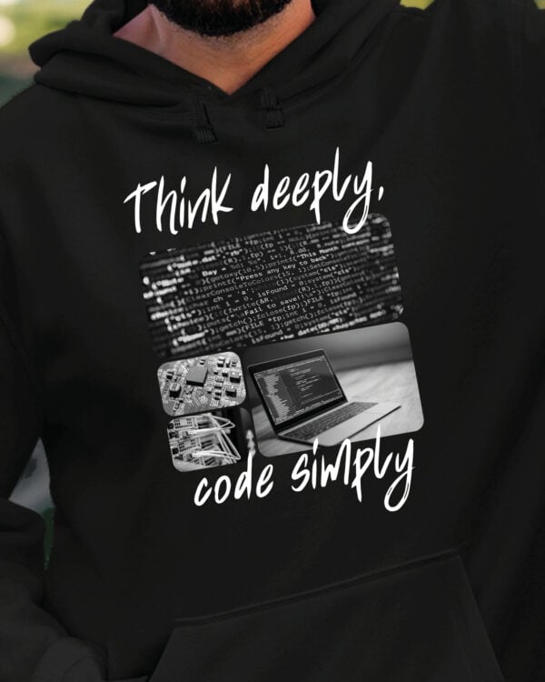 1675 (20) Bluza z kapturem Prezent dla Programisty Kolarz Artystyczny